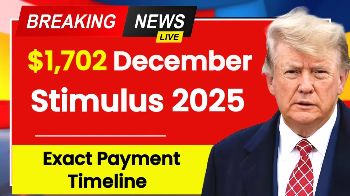 $1,702 December Stimulus 2025